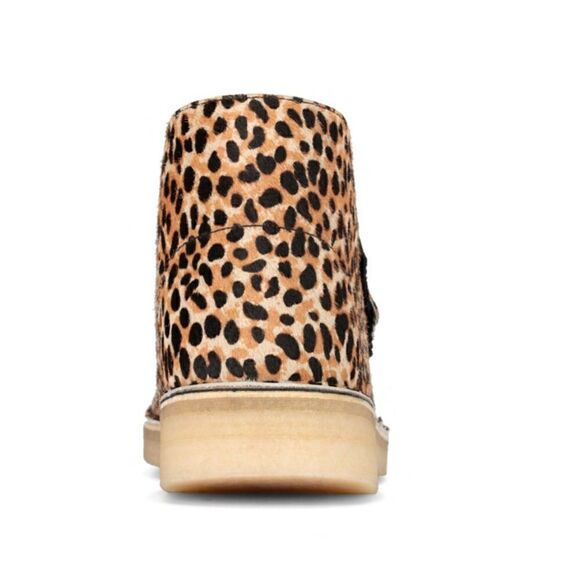 Leather Pony Hair ankle boots Cheetah print - Picture 6 of 13